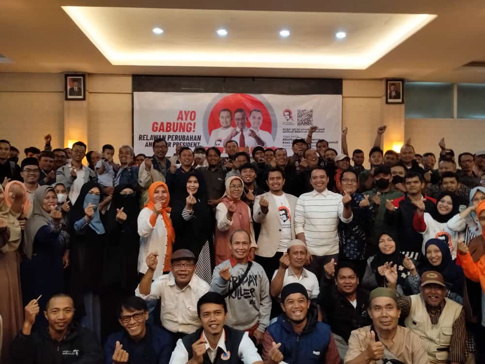 Relawan Perubahan Optimis Perolehan Suara 80 Persen untuk Anies Baswedan di Kota Bandung dan Cimahi